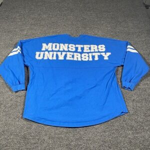 Disney Pixar Monsters University MU Long Sleeve Spirit Jersey Mens 2XL Oversized